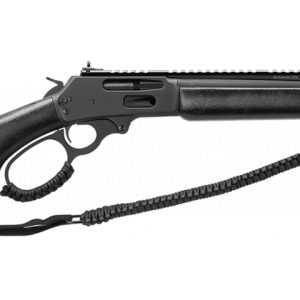 Marlin 1895 Dark, Lever Action, 444 Marlin, 16.25" Threaded Barrel, Black Matte Parkerized Finish, Black Webbed Harwood Stock, Big Loop Lever Right Hand, 5Rd, XS Lever Rail With Ghost Ring Sight