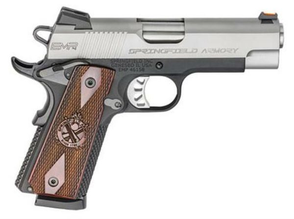 Springfield EMP 9mm, 3", Cocobolo Grip, Stainless Steel, 9rd