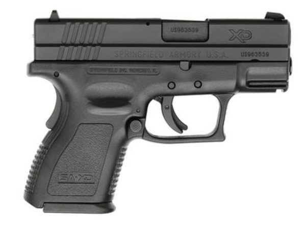 Springfield XD 9mm, 3 Inch, Black, 2006 package, Trijicon Night Sights, One 10 rd, One 16 rd Mag