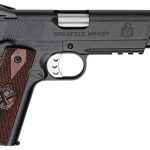 Springfield 1911 45 ACP, 5", 7rd, Cocbolo Grip, Black Armory Kote