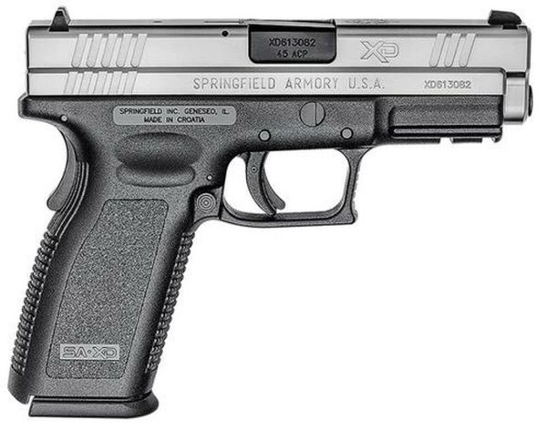 Springfield XD45 ACP 4" Barrel Dovetail Sights USA Trigger System SS Slide 13 Rd Mag