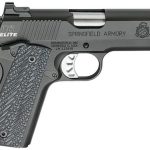 Springfield Range Officer Elite Champion, 45 ACP, 4", G10 Grips, Black