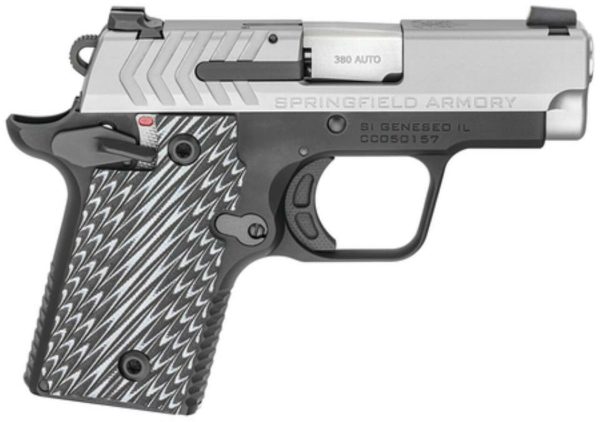 Springfield 911 1911 Micro Compact, 380ACP, 2.7" Barrel, Alloy Frame, Finish, 6Rd, 2 Mags