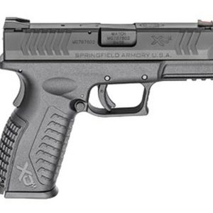 Springfield, XDM, 9MM, 3.8" Barrel, Polymer Frame, Black, Fiber Optic Front Sights, 10 Rd Mag