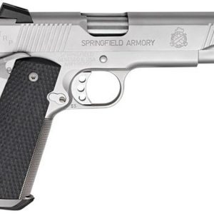 SPRINGFIELD 1911 TRP SERVICE SATIN SS SLIDE/FRAME BLACK G10 GRIP 7rd Mag