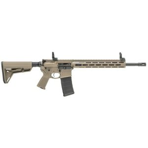 Springfield SAINT AR-15 223/556 16" Barrel, Flat Dark Earth Magpul Stock and Grip, M-Lok Handguard, 30Rd PMAG, Flip Up Sights