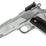 Iver Johnson 1911 Eagle XLC Ported 45 ACP, 6", High Polished Chrome, Ported Long Slide, Diamondwood Walnut Grip, 8rd