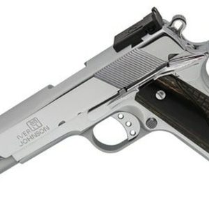 Iver Johnson 1911 Eagle XLC Ported 45 ACP, 6", High Polished Chrome, Ported Long Slide, Diamondwood Walnut Grip, 8rd