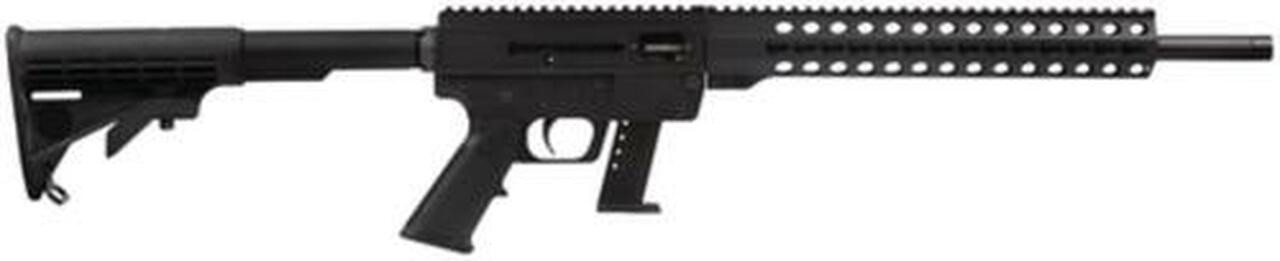 Just Right Carbines Gen3 KeyMod 9mm 17" Threaded Barrel Blued 17rd S&W M&P Compatible Magazine