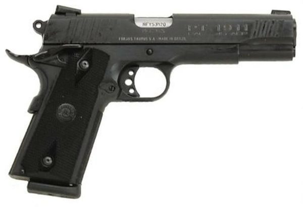 Taurus 1911 45 ACP, Blued Steel, Novak Sights, 8 Rnd Mag