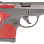 Taurus Spectrum, .380 ACP, 2.8" Barrel, 6rd, Gray Frame, Red Grips and Stainless Slide