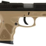 Taurus TH9C, 9mm, 3.54" Barrel, 17rd, Flat Dark Earth Frame, Black Slide
