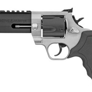 Taurus Raging Hunter 454 Casull, 5.125", Black Rubber Cushion Insert Grip, Stainless, 5rd
