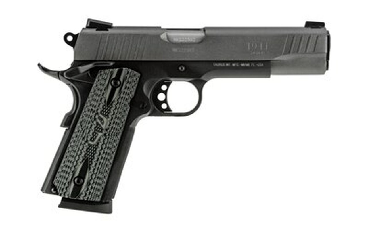 Taurus 1911, 45 ACP, 5" Barrel, 8rd, Black Frame, Gray Slide