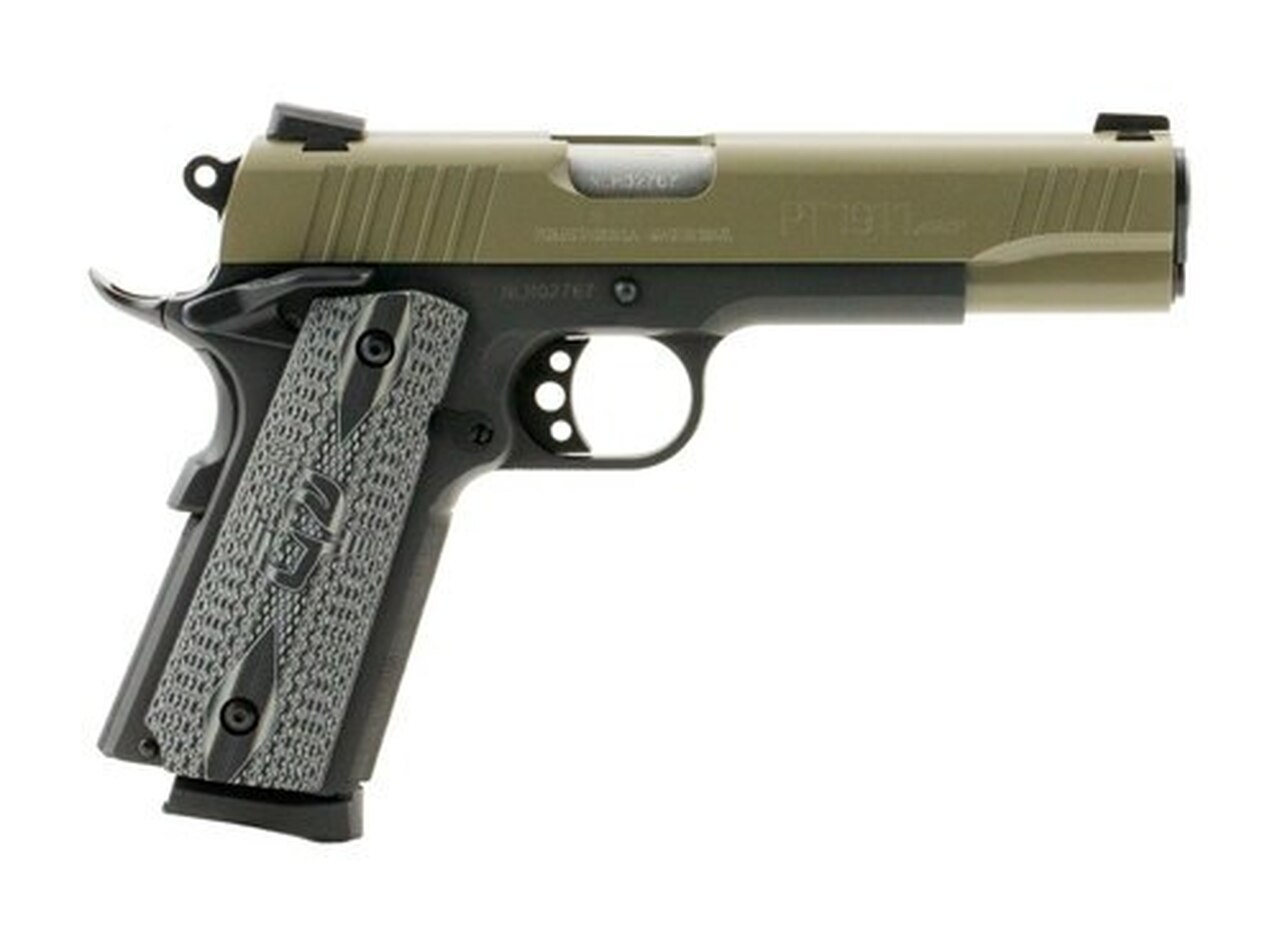 Taurus 1911, 45 ACP, 5", 8rd, Novak Sights, Black Frame, Sand Slide