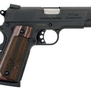 Taurus 1911 Commander, 45 ACP, 4.2" Barrel, 8rd, Novak Sights, Walnut Grips, Black