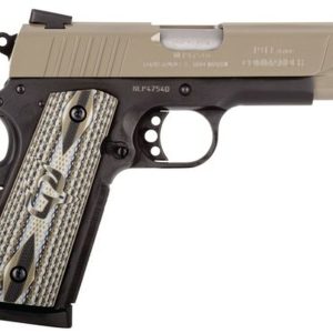 Taurus 1911 Commander 45 ACP, 4.2" Barrel, Novak Sights, Black Frame, Sand Slide, 8rd