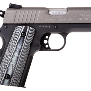 Taurus 1911 Officer 45 ACP, 3.5" Barrel, Black, Gray Cerekote Slide, 6rd