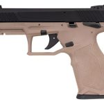 Taurus TX22, .22 LR, 4" Barrel, 16rd, Threaded Barrel, Black Slide, Flat Dark Earth