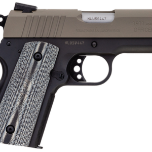 Taurus 1911 Officer, .45 ACP, 3.51" Barrel, 7rd, Sand Slide, Black