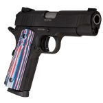 Taurus 1911 Commander, 45 ACP, 4.25" Barrel, 8rd, VZ Stars And Strips Agressive Texture Grips
