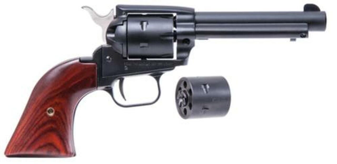 Heritage Mfg Rough Rider Small Bore 22 LR/22 WMR 4.75" 6rd Camo Laminate Grip Black