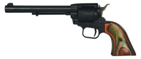 Heritage Rough Rider, Single Action Revolver, 22LR/22WMR, 6.5" Barrel, Alloy Frame Laminate Grips, 6 Rd
