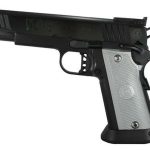 MAC 3011 SSD Single 45 ACP 5" Barrel, Aluminum Grip, Logo Blued, 14rd
