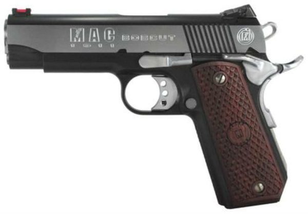 Metro Arms 1911 Bobcut 45 ACP 4.25" Barrel Black Chrome Finish Novak-Type Rear Sight Hardwood Grips 8rd Mag