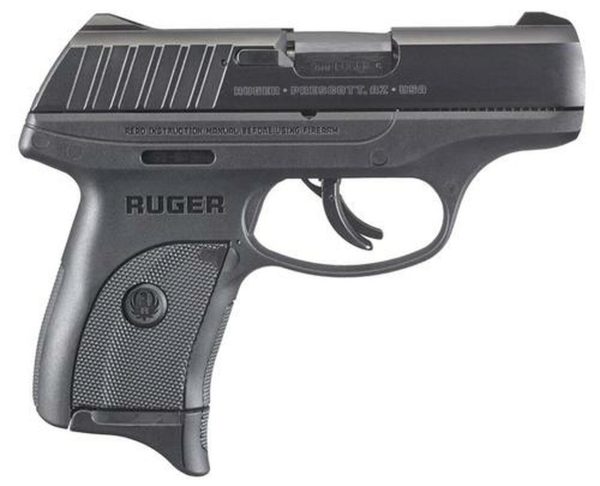 Ruger EC9S Compact 9mm, 3.1" Barrel, Thumb Safety, Fixed Sights, 7rd