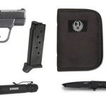 Ruger LCP-II EDC Value Package 380acp 2.75" Barrel Zippered Case, Holster, Flashlight, Knife and Extra Mag