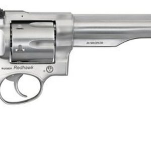 Ruger Redhawk, .44 Mag, 7.5" Barrel, 6rd, Satin Stainless, Wood Grips