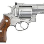 Ruger Redhawk, .357 Mag, 2.75" Barrel, 8rd, Satin Stainless, Wood Grips