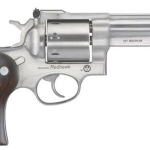 Ruger Redhawk .357 Mag, 4.2", 8rd, Satin Stainless Steel, Hardwood Grips