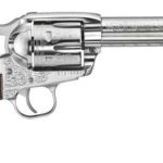 Ruger Vaquero Engraved Frame and Barrel, 45Colt 5''5" Barrel, Diamond Wood Grips