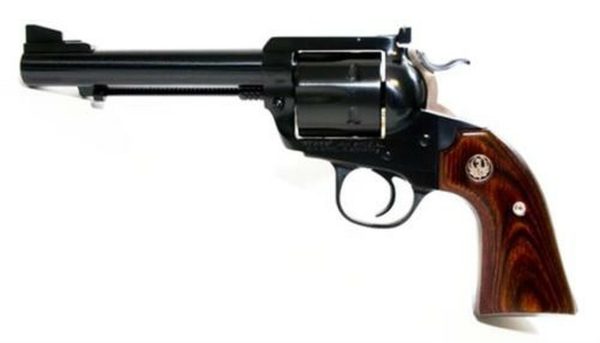 Ruger Vaquero Bisley Flat Top 44SPC 5 1/2" BLUE WOOD GRIPS/ADJ SIGHTS