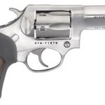 Ruger SP101 327 Fed 3" Barrel 6 rd Black Rubber, Wood Insert Grip SS