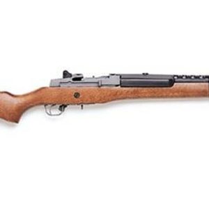 Ruger Mini 14, .223/5.56, 18.5", 5rd, Hardwood Stock, Stainless Steel