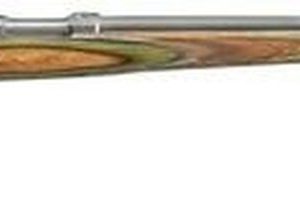 Ruger 77/17-VHZ 17 Hornet HB Green Lam Stock/SS Bolt 17 Hornet 24" Barrel, Bolt, 6rd