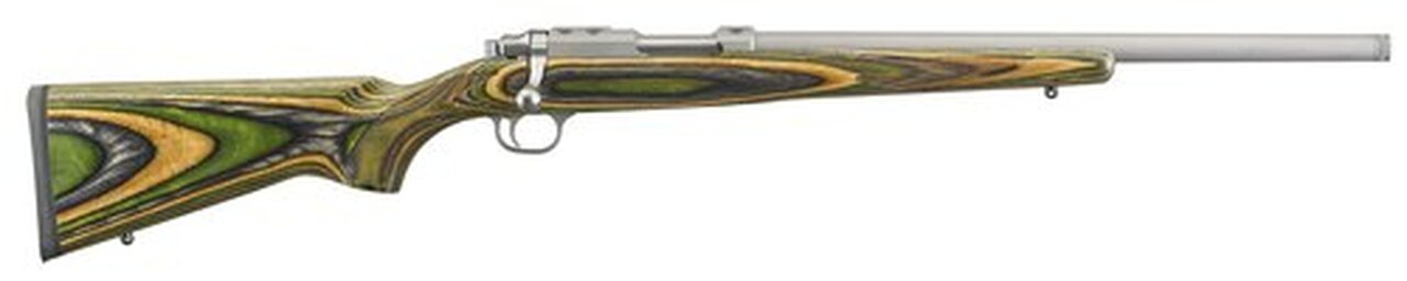 Ruger 77/17 17 WSM, 18.50" Stainless Steel, Fixed Stock Right Hand, 6rd