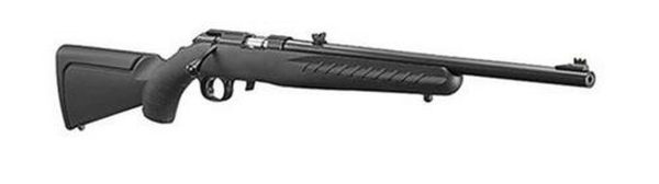 Ruger American Rifle Rimfire .22LR 18" Synthetic, Red Fiber Optic Sight