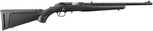Ruger American Rimfire Standard, TB Bolt 22WMR 18" Barrel, Black Synthetic Stock Blued, 9rd