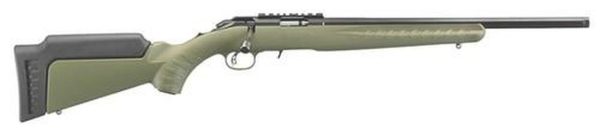 Ruger American Rifle Predator Bolt 22LR 18" Threaded, Synthetic ODG Stock Blued, 10 rd