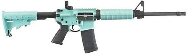 Ruger AR-556 5.56mm 16" Barrel TURQUOISE BLUE 30rd Mag