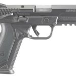 Ruger American 9mm, 4.2", Novak Sights, Black Nitride, Manual Safety, 10rd
