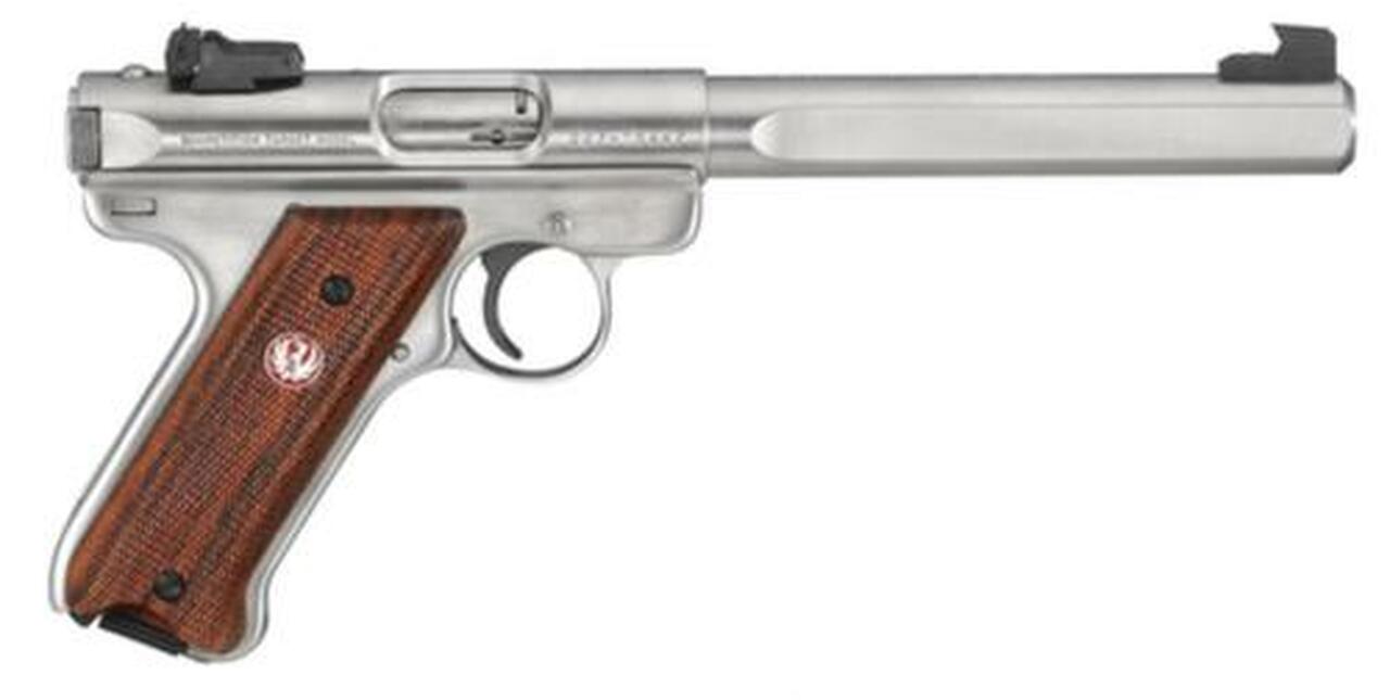 Ruger Mark III 678GC Competition Model 22 Long Rifle 6.875" Slab Bull Barrel, Stainless Finish, 10 Round