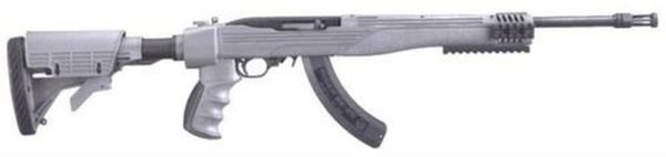 Ruger 10/22 Tactical .22LR Gray 6-POS Stock, 25 Rnd Mag