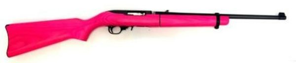 Ruger 10/22 Takedown 22LR, Pink Laminate, Blued, 16.5", 10rd