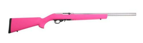 Ruger 10/22 .22LR, Pink Hogue Stock, SS Target Barrel