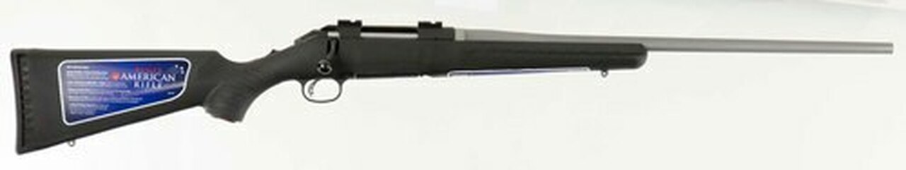 Ruger American Standard Bolt 22-250 Rem, 22" Barrel, Synthetic Black Stock, 4rd